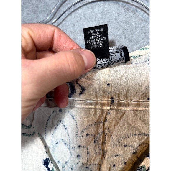 Angie Tunic‎ Top Women's Medium Multicolor Floral V-Neck Bell Sleeve Pullover - Picture 4 of 9